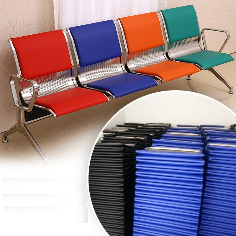 Băng chờ inox bọc nệm 3 chỗ ngồi